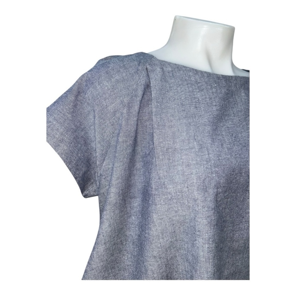 Free People Chambray TunicTop XS Gray Oversized Boho Coastal Pockets
Women’s New - Picture 4 of 14